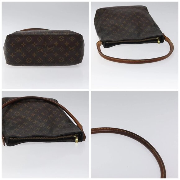 LOUIS VUITTON Monogram Looping GM Shoulder Bag M51145 LV Auth 116345 - Picture 15 of 16